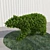 Bear Topiary: Polyhedral Garden Sculpture 3D model small image 1