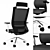 Modern Mesh Office Chair 3D model small image 2