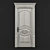 Elegant Versailles Door 3D model small image 1