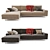 Modern Sectional Sofa Set 3D model small image 2