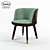 Colette Little Miniature Chair: Stylish and Comfortable 3D model small image 1