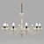 Ivory Enchant Chandelier 3D model small image 1