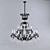 Elegant Schonbek Chandelier 3D model small image 1