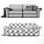 Title: Natuzzi Inga Sofa: Exquisite Comfort 3D model small image 3