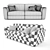 Natuzzi Armando: Exceptional Sofa for Stunning Visualizations 3D model small image 3