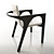 Modern Comfort Dining Chair 3D model small image 1