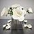 Elegant White Rose Bouquet 3D model small image 1