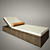 Relaxing Poolside Lounger 3D model small image 1