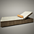 Relaxing Poolside Lounger 3D model small image 2