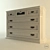 Italian Style: Bristol  Chest of Drawers 3D model small image 2