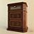 Classic Bristol Bedside Table 3D model small image 1