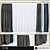 Modern Window Drapes: Corona & Vray 3D model small image 1