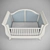 Oliver Sleigh Cot: Stylish and Versatile 3D model small image 2