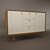 Scandinavian Style Chest Drawers 3D model small image 1