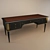 Leather Inlay Writing Desk 3D model small image 1