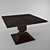 Square Dining Table 3D model small image 1