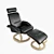Realistic Lounge Chair: Luxury Comfort 3D model small image 1
