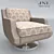 Luxury Armchair JNL Trouville 3D model small image 1