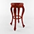 Wooden Stool 3D model small image 1