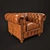 Timeless Elegance: Cromwell Chesterfield Chair 3D model small image 1