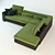 Modern Grafton Corner Sofa 3D model small image 2