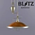 Bronze Metal Ceiling Pendant - BLITZ 3D model small image 1