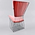 KKATY Lounge Chair - Sleek and Cozy Seating Option 3D model small image 1