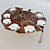 Silk Leaf Table 3D model small image 1