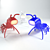 Bug Lamp: Quirky Table Light 3D model small image 1