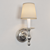 Polished Nickel Studio Sconce 3D model small image 1