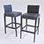 Modern Jil Bar Stool 3D model small image 2