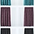 Luxurious Velvet Curtains 3D model small image 2