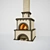 Traditional Russian Stove - Classic Elegance 3D model small image 1