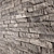 Textured Brick Wall Kit 3D model small image 2