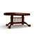 "Malaysia" Dining Table - Elegant and Spacious 3D model small image 2