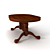 "Malaysia" Dining Table - Elegant and Spacious 3D model small image 3