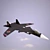 Revolutionary Su-47 "Berkut" Jet 3D model small image 2