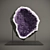 Sparkling Amethyst Geode 3D model small image 1