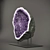 Sparkling Amethyst Geode 3D model small image 2