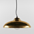 Elegant Copper Pendant Light 3D model small image 2