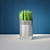 Mini Grass Bank: Realistic Lawn in a Can - Perfect Table Decoration! 3D model small image 3