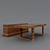 Opiom Table & Console Set 3D model small image 1