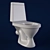 Santeri Prime: High-Poly Luxury Toilet 3D model small image 3