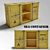 Industrial Steel Loft Cabinet 3D model small image 1