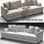 Elegant and Versatile Eros Sofa 3D model small image 2