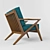 Modern Soto Chair: 3D Model 3D model small image 2