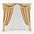 Timeless Elegance: Classic Curtains 3D model small image 1