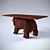Bear-shaped Coffee Table by Napalm: Unique Design, Russian Craftsmanship 3D model small image 2