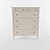 Stylish IKEA HEMNES 6-Drawer Chest 3D model small image 2