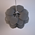 Elegant Petal Chandelier 3D model small image 3